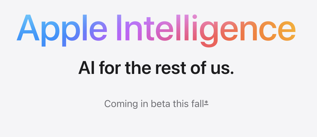 Apple Intelligence
